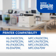 Brother Genuine Toner Cartridge, High-Yield Magenta, 9,000 Page Yield, TN810XLM