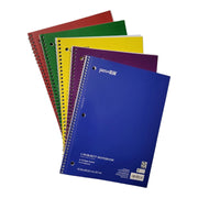 Pen & Gear Notebooks, 5 Pack, College Ruled, 70 Sheets, Multicolor