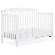 Dream On Me 6570-WHT Odelle 5 in 1 Convertible Crib, JPMA & Greenguard White