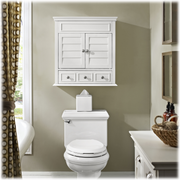 Crosley Lydia Wall Cabinet - White