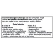Equate Extra Large Flushable Wet Wipes, Cool Mint Scent, 144 Count, 3 Pack