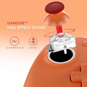 GameSir G7 SE Wired Controller for Xbox Series X|S, Xbox One, Windows 10/11, Hall Effect Joysticks and Triggers, Pulse Vibration, 3.5mm Audio Jack, Orange