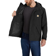 Carhartt Storm Defender Loose-Fit Heavyweight Jacket - Black - 2XL