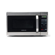 Farberware Countertop Microwave Oven with LED Lighting & Child Lock, 0.7 Cu Ft Brushed Stainless