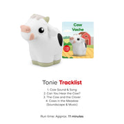 Tonies My First Farm Set, 3-Pack Soft Squeezable Audio Figurines with Cow, Pig, Horse, Silicone, Ages 1+