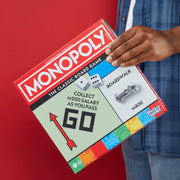 Hasbro Monopoly Board Game, Classic Property Trading, Larger Metal Tokens, Storage Tray with Lid, Ages 8+, 2 to 6 Players