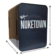 Call of Duty Nuketown Lenticular 4L 6-Can Mini Fridge, Black, Thermoelectric Cooler, LED Interior Light, FR6CLEPM52-COD1