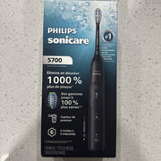 Philips Sonicare 5700 Series Electric Toothbrush, Next-Generation Sonicare Technology, Pressure Sensor, 6 Brushing Settings, Smart Timer, Brush Pacer, 21-Day Runtime, Black, HX7131/01