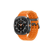 Samsung SM-L705UZA1XAA Galaxy Watch Ultra 47mm LTE Titanium Smart Watch, Titanium Gray, Orange Sport Band (2025)