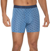 Hanes Originals Men's SuperSoft Boxer Briefs, Viscose from Bamboo, Moisture-Wicking, Modern Fit, Black/Stone/Print, 3-Pack, YSSBD3