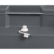 Igloo MaxCold Latitude 62Qt Rolling Cooler, Insulated Hard Shell Ice Chest, Carbonite, All-Terrain Wheels, Locking Telescoping Handle