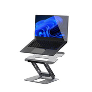 J5Create Multi-Angle Dual HDMI Laptop Docking Station with USB-C Mini Dock, 4K HDMI, Gigabit Ethernet, 100W Power Delivery, Aluminum Riser, Space Gray, JTS427