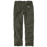 Carhartt Men's Rugged Flex Relaxed Straight Rigby Double-Front Work Utility Pants, Moss, 33W x 32L, 102802
