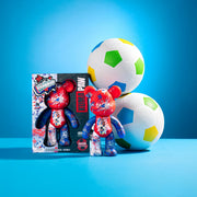 Kuma Paws Supa Kuma Paw 9.5 in World Cup Soccer Edition Multicolor Collectible Vinyl Figure