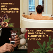 Body & Earth RRBSNON011 Men's Grooming Advent Calendar 2025, 24-Piece Beard and Bath Care Set with Sandalwood Cedar Scent