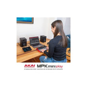 Akai Professional MPKMINIPLAYMK3 MPK Mini Play MK3 MIDI Keyboard Controller with Built in Speaker and Sounds Plus Dynamic Keybed, MPC Pads and Software Suite