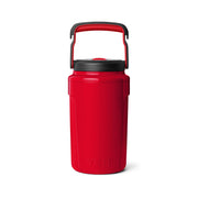 YETI Silo Half-Gallon Sports Water Bottle with PermaFrost Insulation, Leakproof MagSlider Straw Cap, Ergonomic Handle, Rescue Red, 21071504438
