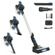 INSE N5S Cordless Vacuum Cleaner, 6-in-1 Rechargeable Stick Vacuum with 2200 mAh Battery