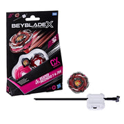 Hasbro Beyblade X Reaper Incendio T 4-70K CX Starter Pack, Customizable Balance Type Top with X-Celerator Gear System, Die-Cast Metal, Ages 8+