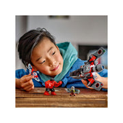 LEGO 6474829 Marvel Captain America vs. Red Hulk Battle Super Hero Toy with Minifigures 76292