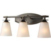 Progress Lighting P3248-77 3-Light Bath Bracket, Forged Bronze