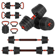 MaxKare 66LB Adjustable Weight Dumbbell Set 4 in 1 Set as Dumbbell