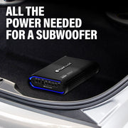 Planet Audio MB2000.1D Mini Bang Series 2000W Class D Monoblock Car Amplifier, 1 Ohm Stable, MOSFET Power Supply