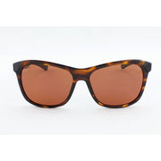Costa Del Mar Vela Sunglasses, Copper 580P Polarized Lenses, Shiny Tortoise Rectangular Frame, 56mm