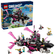 LEGO DREAMZzz Nightmare Shark Submarine 2-in-1 Building Set, 1413 Pieces, Includes 5 Minifigures, Ages 9+