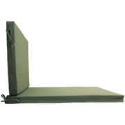 Better Homes & Gardens Outdoor Chaise Lounge Cushion, 72in x 23in, Green, Fade-Resistant Polyester