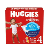 Huggies 56311 Little Snugglers Baby Diapers, Econo Pack Size 4
