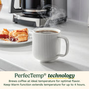 Cuisinart PerfecTemp 14-Cup Programmable Drip Coffee Maker, Brew Strength Control, Over Ice Function, Black Stainless Steel, DCC-3500BKS
