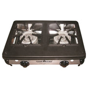 Camp Chef Ranger II Portable Outdoor 2 Burner Propane Stove, 34,000 BTU Total Output, 128 Sq Inch Cooking Area, BS40C