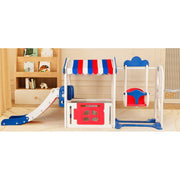 Bruce & Shark Kids Playhouse with Slide for Toddlers