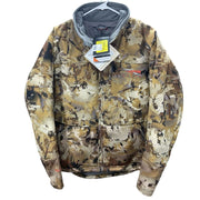 Sitka 600501-WL-M Duck Oven Athletic Insulated Jacket, Waterproof, Windproof WINDSTOPPER, Primaloft Gold Insulation, Earth, Standard Fit
