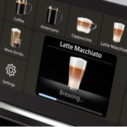 Philips 5500 Fully Automatic Espresso Machine with LatteGo Milk Frother, 20 Coffee Presets, 15-Bar Pressure, QuickStart, SilentBrew Technology, Black Chrome, EP5544/94