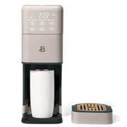 Beautiful 19433 Perfect Grind Programmable Single Serve Coffee Maker, Porcini Taupe