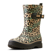 Ariat Kelmarsh Mid Rubber Boots, Leopard Camo, Waterproof, Lightweight 4LR Technology, Removable Cushioning Insoles, Size 10, 3150866