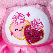 Basic Fun Care Bears x Wicked 2-Pack, Love-a-Lot Bear as Glinda & Good Luck Bear as Elphaba, 14-Inch Plush Set, Polyester, Silver Fleck Accents, Collector Box