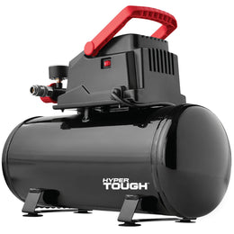 Hyper Tough Black 3 gal 100 PSI Oil-Free Portable Air Compressor