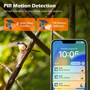Campark TC17 Trail Camera, 4G LTE Cellular, Solar Powered, 1080P HD Night Vision, Motion Activated, Waterproof IP66, 360 Pan, 90 Tilt, Wireless with SIM Card