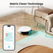 Lefant M350L Robot Vacuum and Mop, 8000Pa Suction, 2-in-1 Vacuum and Mop System, 70-Day Self-Emptying Station, 360 LiDAR Navigation, Smart Obstacle Avoidance, Multi-Floor Mapping, 180 Min Runtime, HEPA Filter