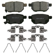 Wagner Brake Ceramic Rear Disc Brake Pad Set, Zero Copper Formulation, Premium Stainless-Steel Hardware, ZD1423