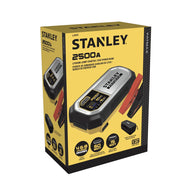 Stanley FatMax Automotive Jump Starter, 2500 Peak Amps, USB-C PD 60W, USB-A 15W, LED Work Light, Carrying Case, LJ25FC