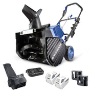 Snow Joe 24V-X2-SB18-MAX 48V IONMAX Snow Blower Bundle, 1200W Brushless Motor, 18-Inch Clearing Width, Dual 4.0Ah Batteries