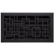 Signature Hardware 445747 Baer Steel Wall Register - Black - 6