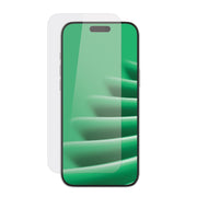 onn Impact Resistant Glass Screen Protector with ImpactGuard Technology, Easy Application Tray, Case Friendly, Anti-Smudge Coating for iPhone 17 Pro