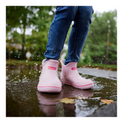 Xtratuf TUFS Big Kids Ankle Deck Boot, Waterproof, Slip Resistant, Bubble Gum, Size 3, XKTF400Y