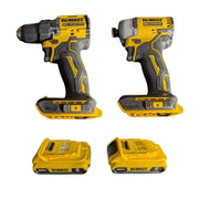 DEWALT Atomic 20V MAX Brushless Cordless Drill and Impact Driver Combo Kit, 2 Batteries, Charger, Contractor Bag, DCK225D2