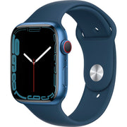 Apple Watch Gen 7 Series 7 Cell 45mm Blue Aluminum - Abyss Blue Sport Band MKJA3LL/A